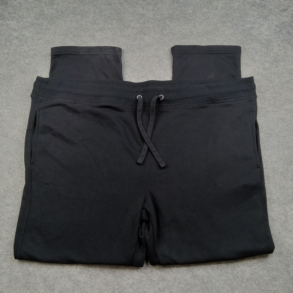 Goodfellow & Co Sweatpants Mens 2XL Black‎ Fleece Joggers Elastic Waist Pockets